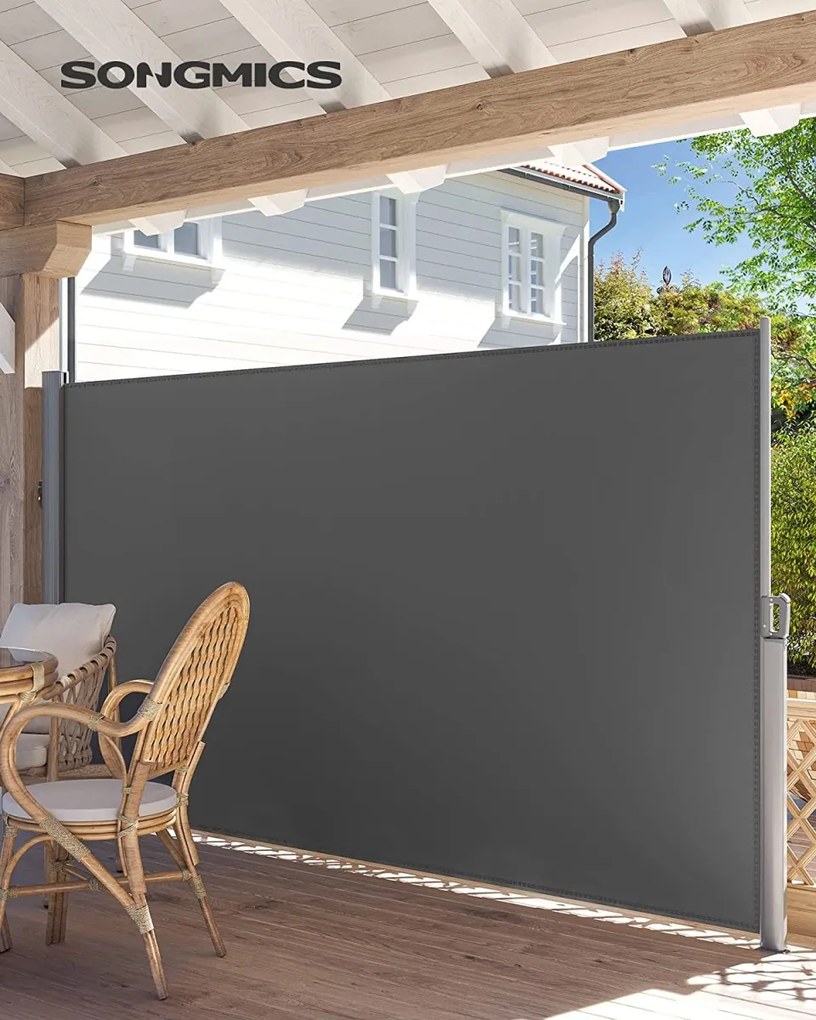 Bočná markíza Orrine II 180x350 cm šedá