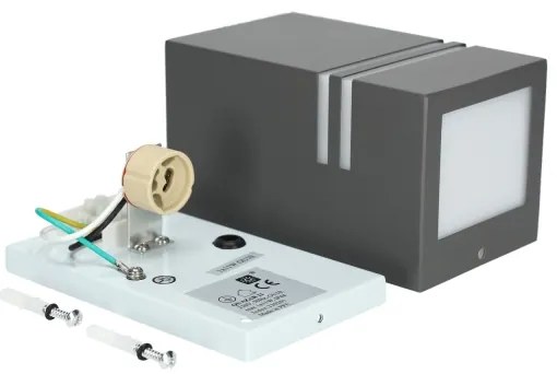 Vonkajšie nástenné svietidlo QUAZAR 1xGU10/11W/230V IP44