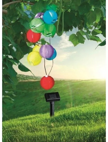 Globo 33971 - LED Solárna reťaz 10xLED/0,06W/1,2V IP44
