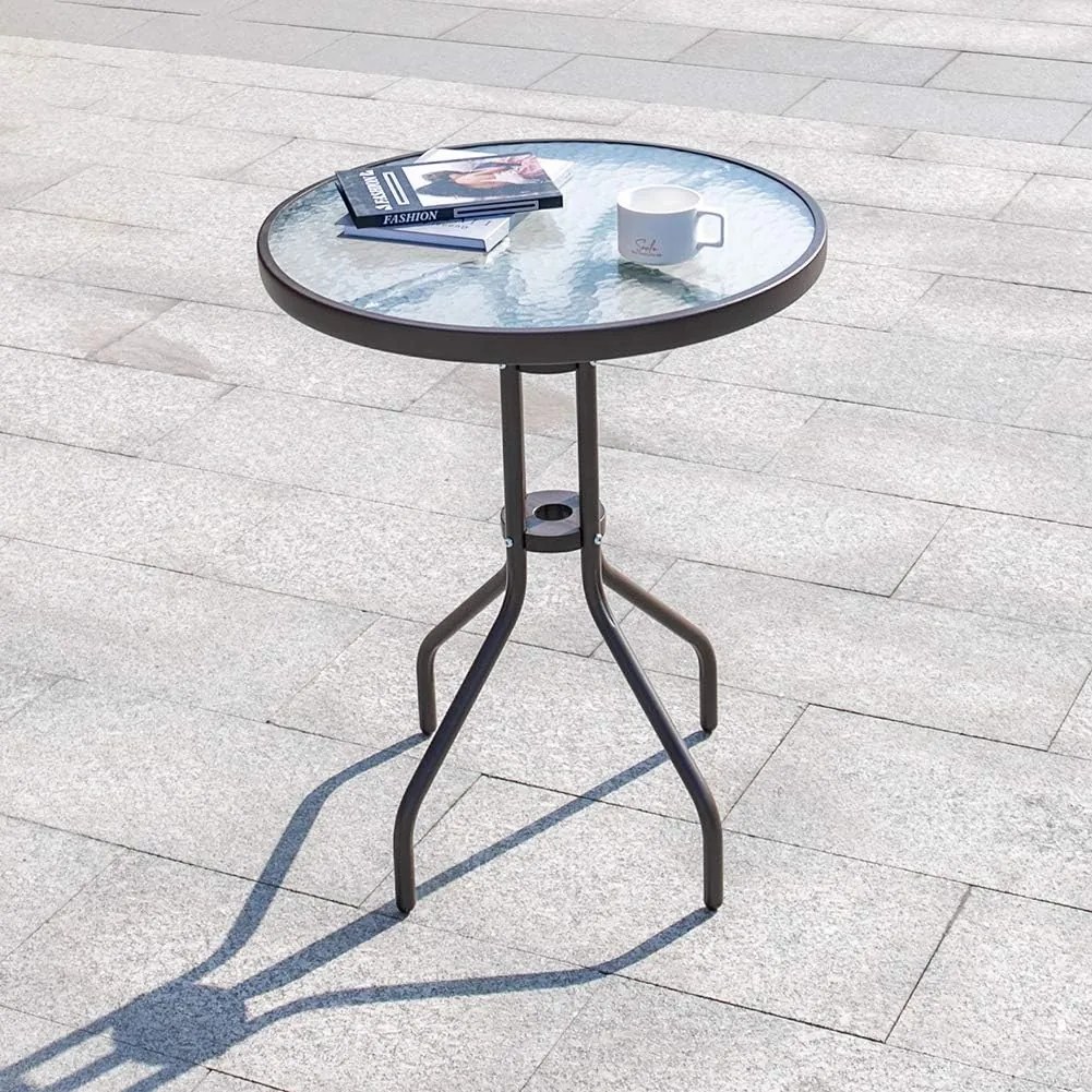 Dekorstudio Okrúhly stôl na balkón ISLAND 60cm