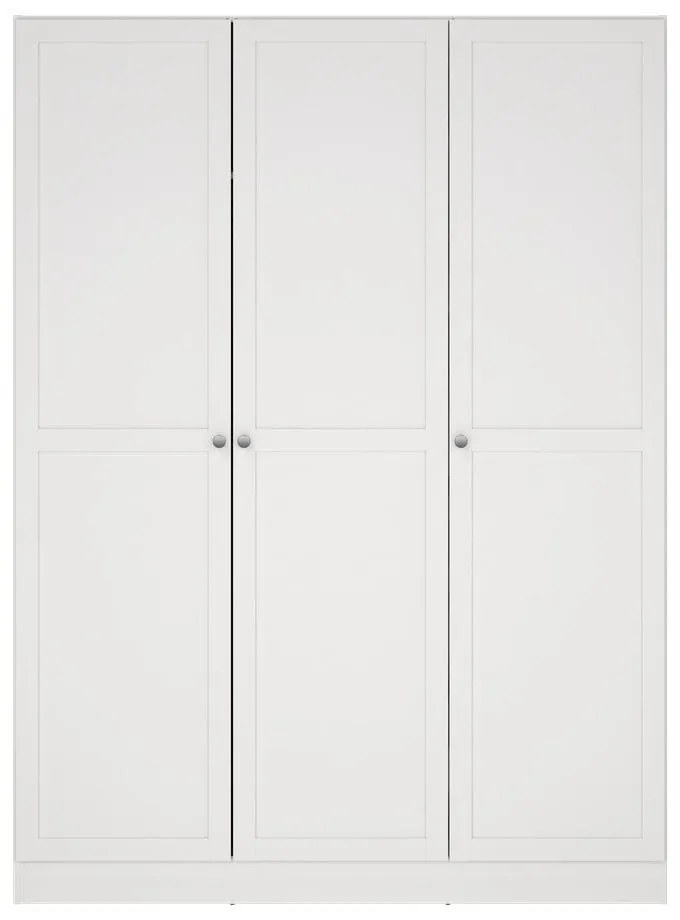 Biela šatníková skriňa 147x200 cm Billund – Tvilum