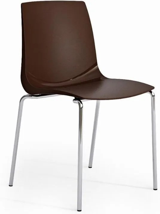 Jídelní židle Laura, hnědá Slaura00169BR Design Project