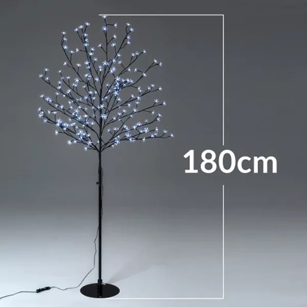 Svietiace stromček čerešňový kvet s 200LED 180 cm výška / vonkajšia prevádzka