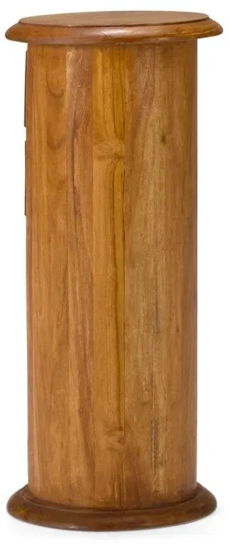 furniture-nabytek.cz - Masivní komoda Texas z akácie, lakovaná, přírodní – 32×32×76 cm