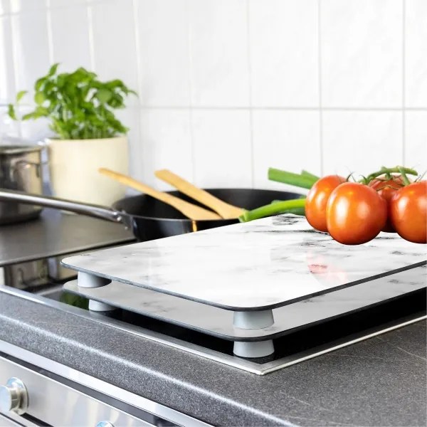 WENKO 53895100 - Krycia doska 30x52 cm pestrofarebná/šedá/priehľadná