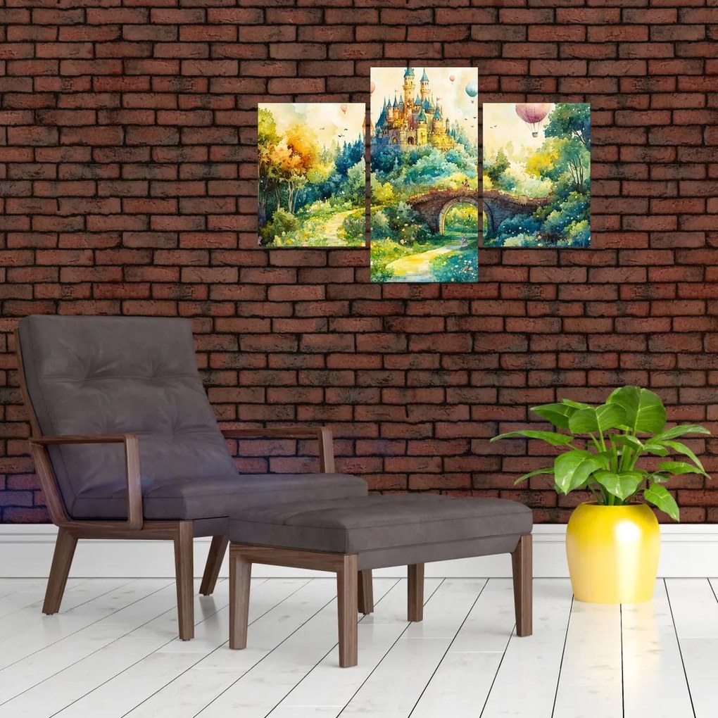 Obraz - Rozprávkový zámok (90x60 cm)