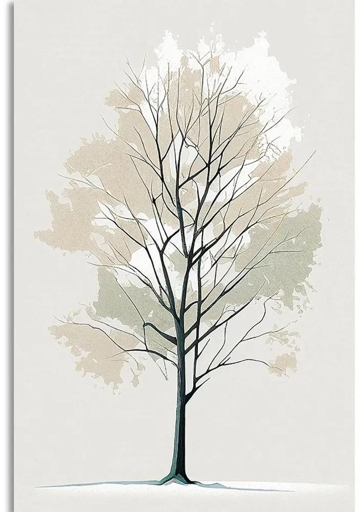 Obraz minimalistický strom - 80x120