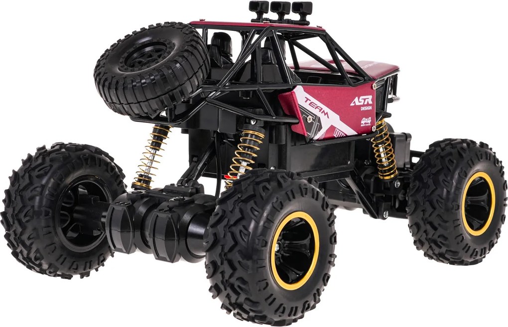 Ramiz Crawler Monster Rock 1:16 RC na diaľkové ovládanie, červený