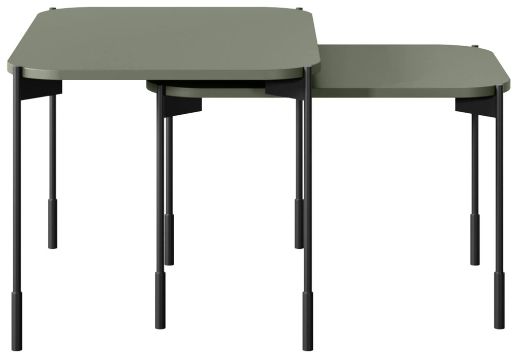 Konferenčný stolík Sonatia 70x50 cm - olivová