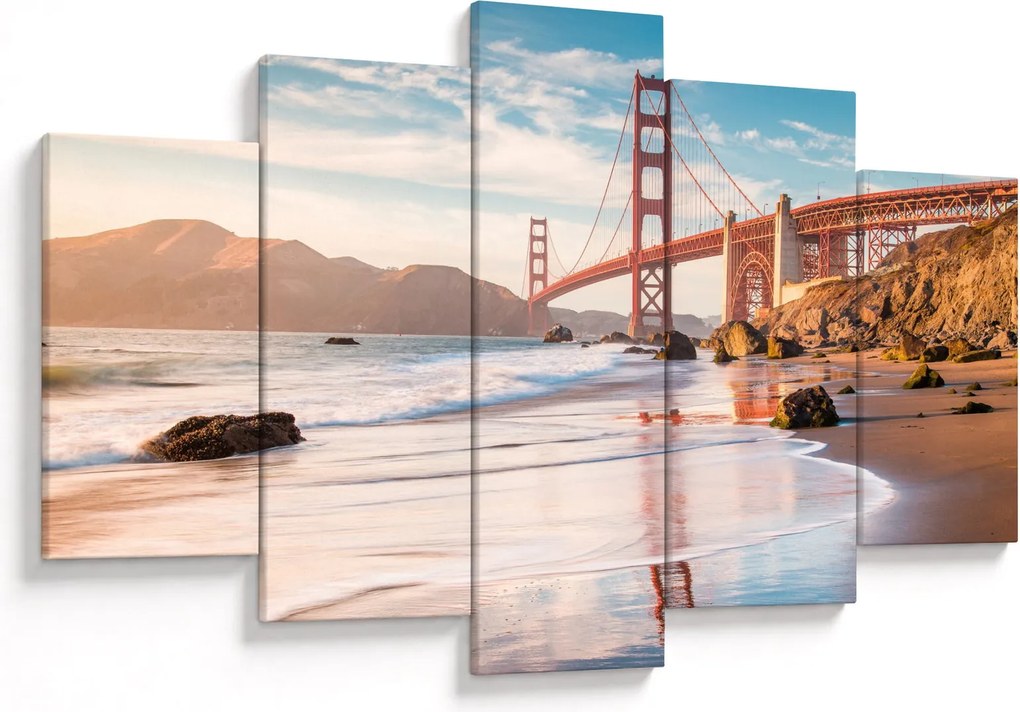 Obraz - Golden Gate Bridge (150x105 cm)