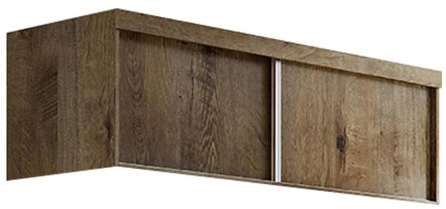 Nadstavec na skriňu Top 150 jaseň tmavý