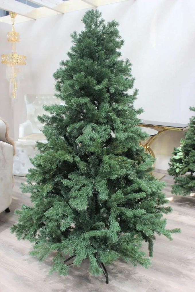 Zelený umelý vianočný stromček 2D+3D 180cm
