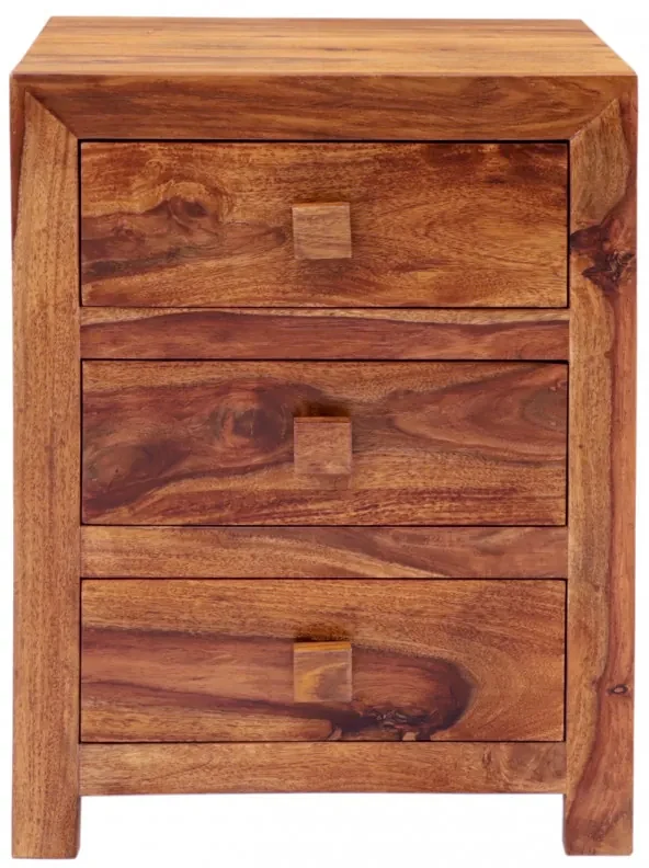 Nočný stolík Kali 45x60x40 indický masív palisander Super natural