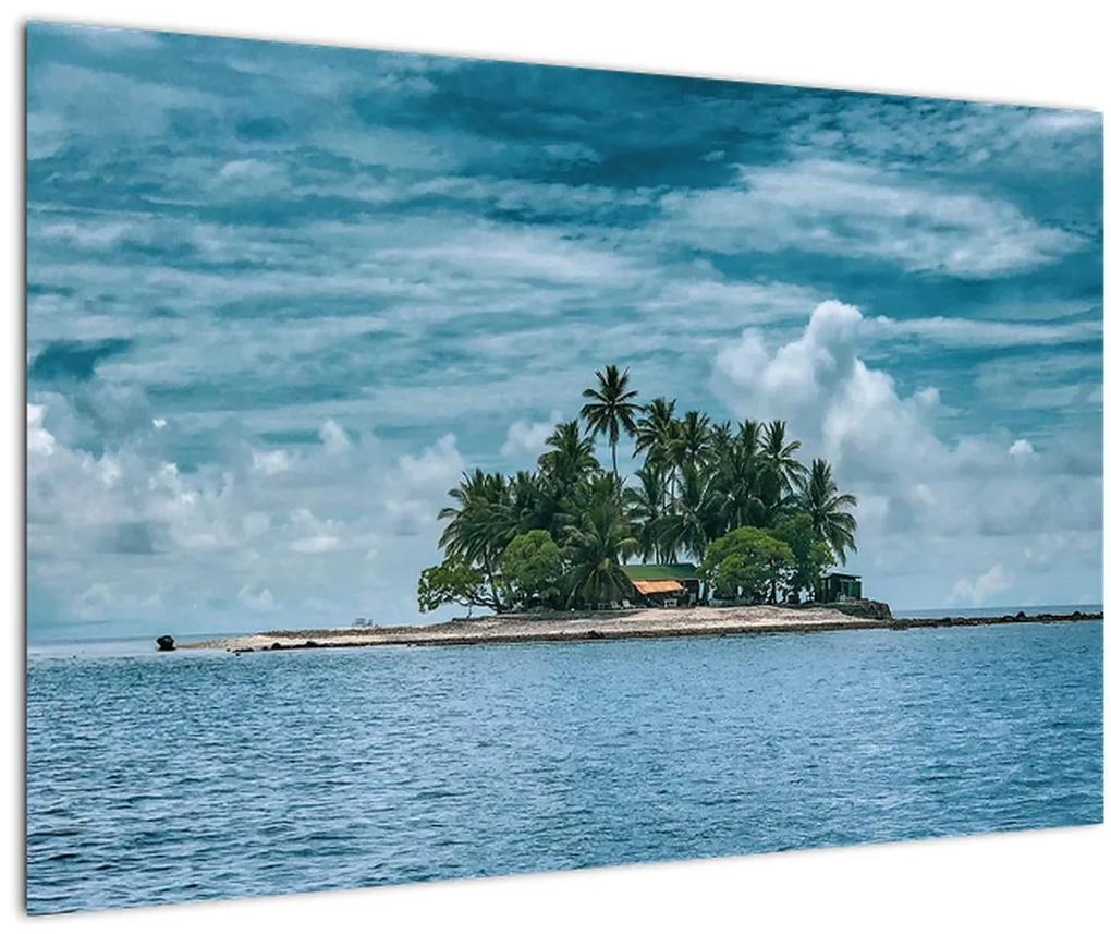 Obraz - ostrov v mori (90x60 cm)