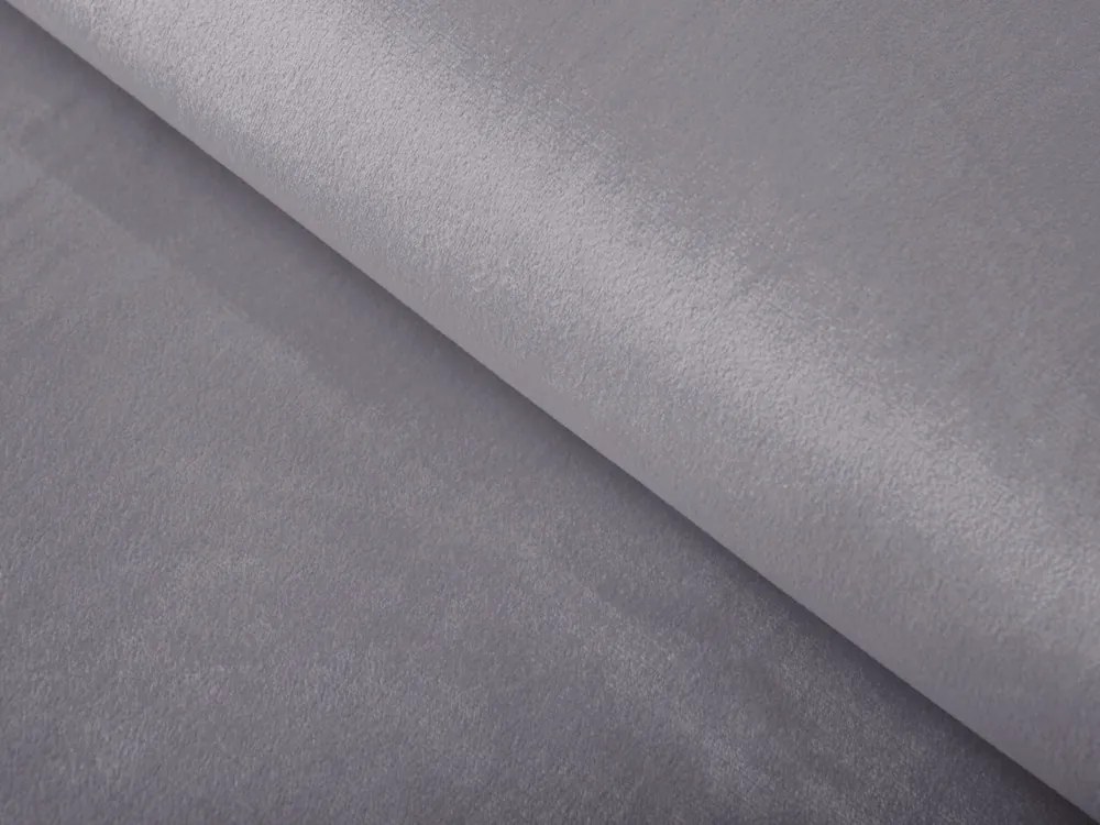 Biante Zamatový záves Velvet Prémium SVP-013 Sivý - šírka 135 cm 135x200 cm