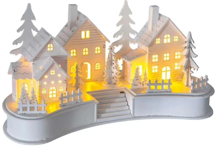 Retlux - LED Vianočná dekorácia LED/2xAA dedinka