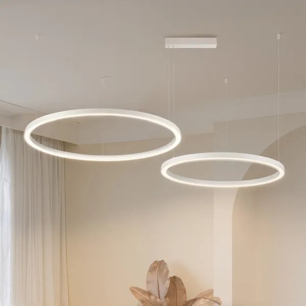 Brilagi - LED stmievateľný luster na lanku PORTOFINO LED/98W/230V biela + DO