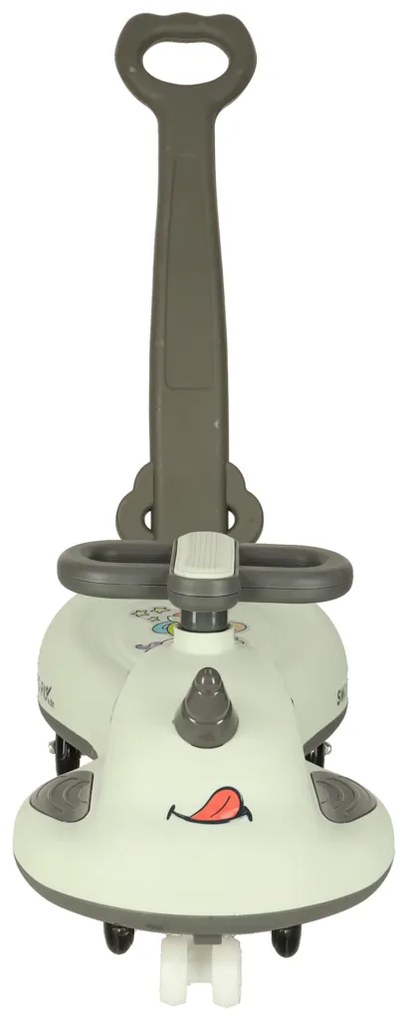 KIK LED gravitačné vozítko Swing FIX S1 s rukoväťou, sivé