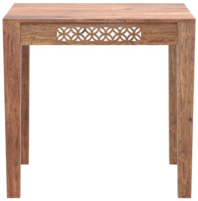 Jedálenský stôl Mira 80x80 indický masív palisander Super natural