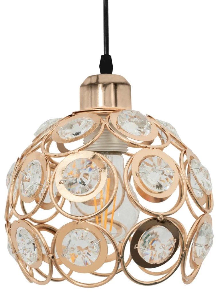 Toolight - Elegantné stropné svietidlo 1xE27 APP208, zlatá, OSW-00403