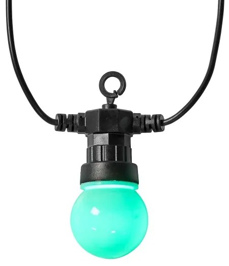 Nedis WIFILP03C10 - LED RGB Dekoračná reťaz 10xLED 12m IP65 Wi-Fi Tuya