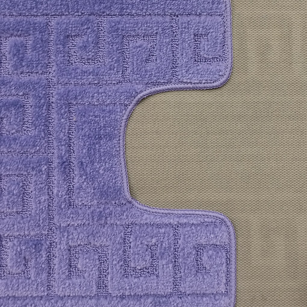 DY Kúpeľňová sada Montana s výrezom Ethnic Dark Lilac