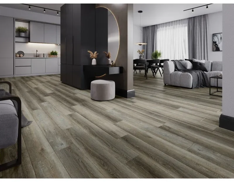 Mexen Aspen, vinylová podlaha 1240x182 mm SPC 6,5 mm, IXPE 1,5 mm, 4-stranná V-drážka, dub, F1012-1240-182-505-4V1-01