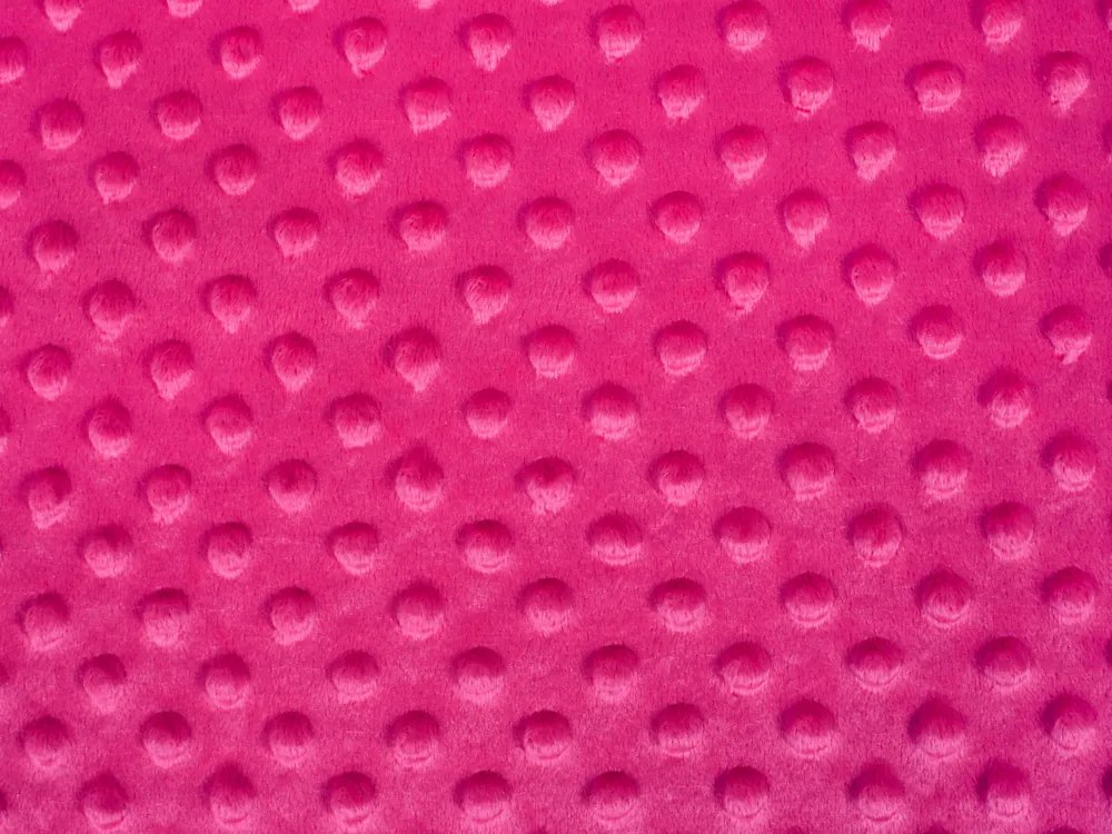 Biante Hrejivé posteľné obliečky Minky 3D bodky MKP-018 Purpurové Predĺžené 140x220 a 70x90 cm