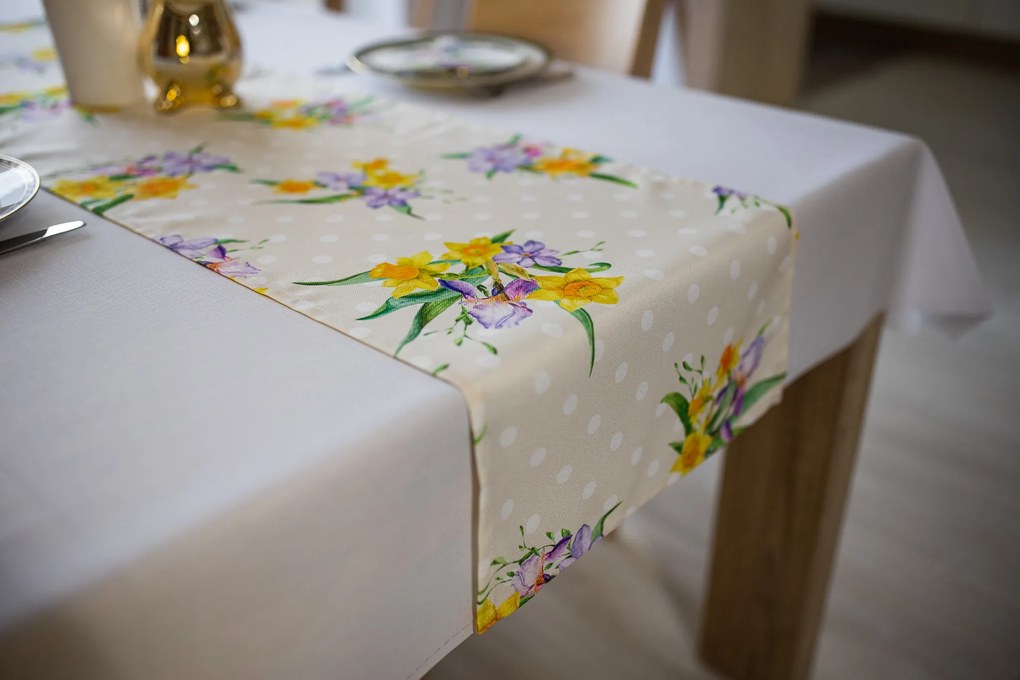 Dekorstudio Veľkonočný behúň s potlačou - Vzor 5 Rozmer behúňa (šírka x dĺžka): 40x110cm