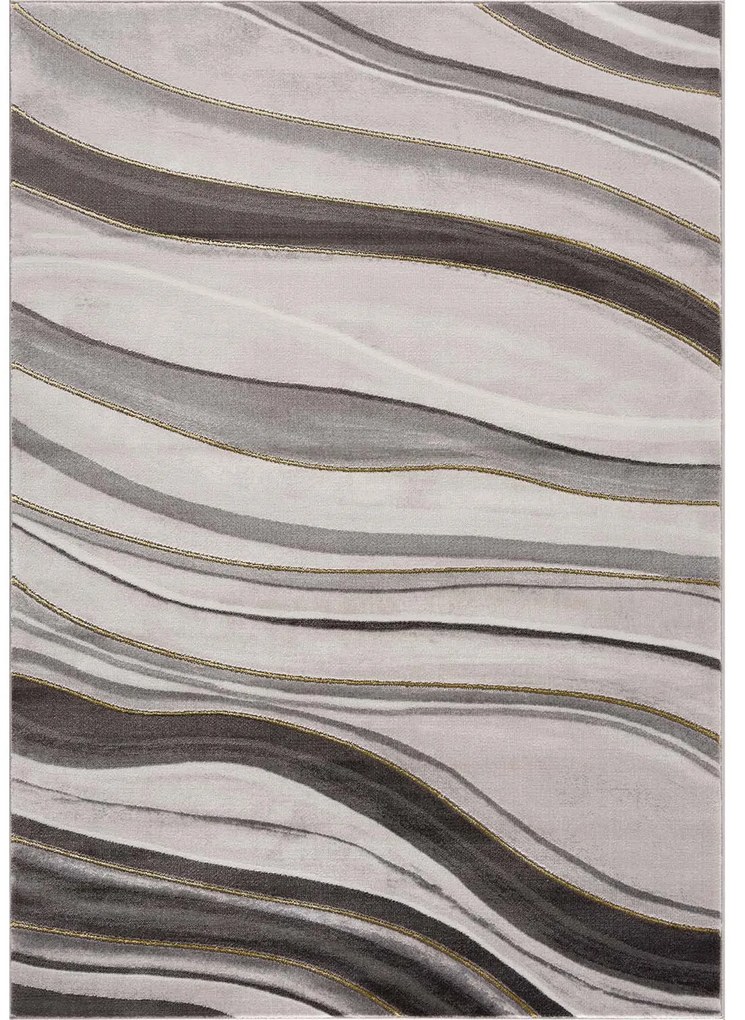 Dekorstudio Moderný koberec NOA - vzor 9314 sivý Rozmer koberca: 80x150cm
