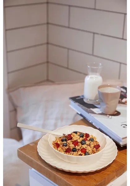 Jedálna súprava 18 ks biela/porcelán