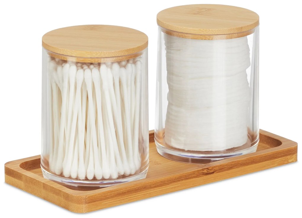 Nádoba na vatové tampóny s podnosom RD47912