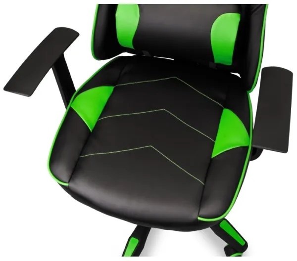 CONNECT IT CGC-0700-GR - Herná stolička LeMans Pro čierna/zelená