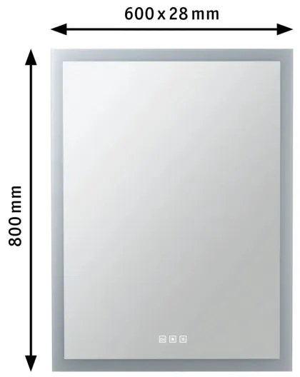 Paulmann 78951 - LED/22W IP44 Stmievateľné kúpeľňové zrkadlo s podsvietením 230V