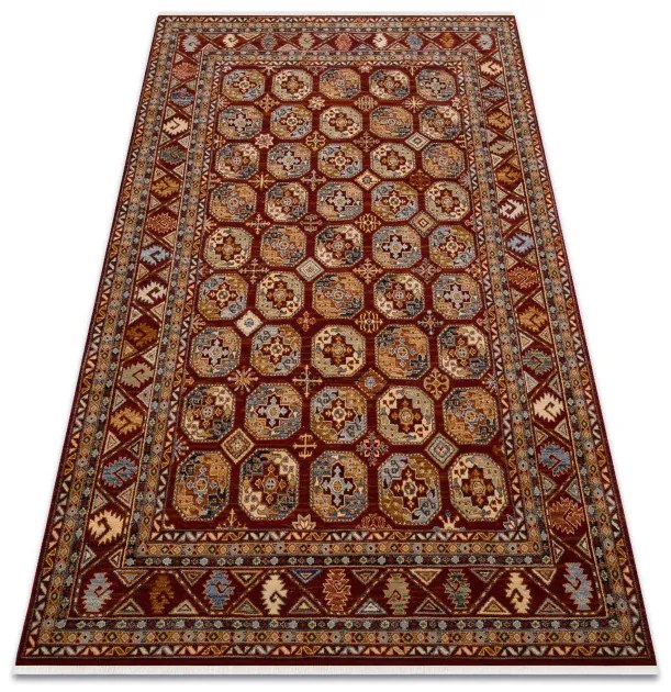 Koberec KESHAN Ornament, strapce 7874/53588 bordový