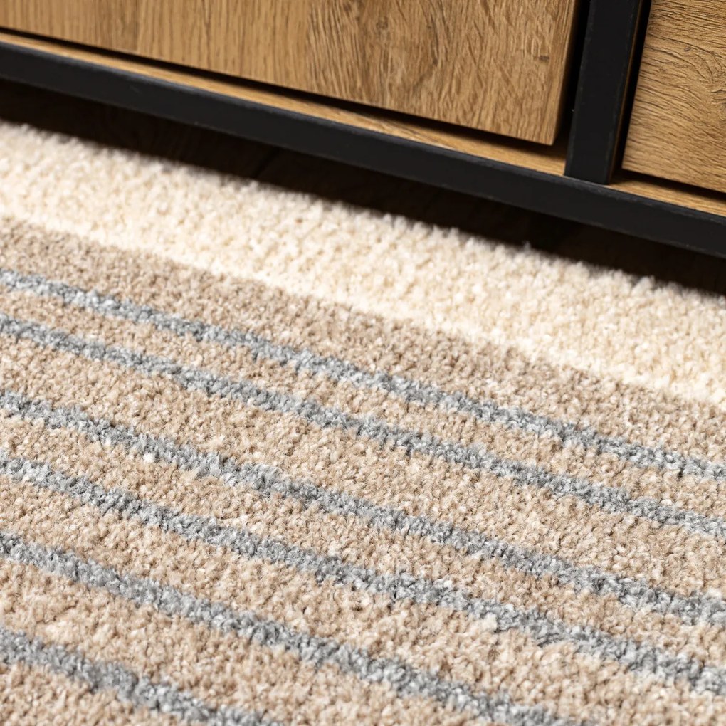 Dywany Łuszczów, Kusový koberec Fusion 0815 cream/beige, 200x290, béžová, kancelária