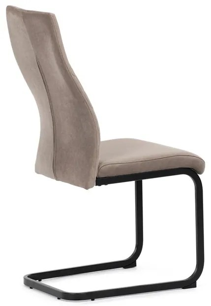 Autronic BONTEC Jedálenská stolička, hnedá, zamatová látka, DCL-X7018 CAP2 Farba: Zelená