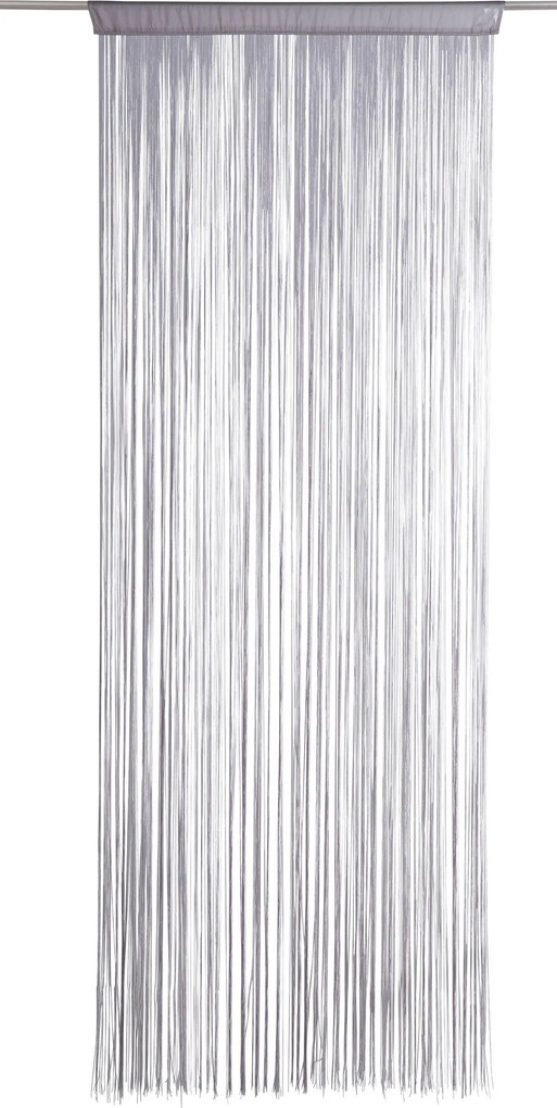 XXXLutz NITKOVÝ ZÁVES, strieborná, 90/245 cm Boxxx - Záclony & závesy - 007696000417