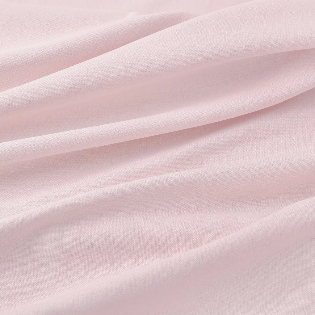 Goldea behúň na stôl z ľanovej zmesi - púdrovo ružový 20x120 cm