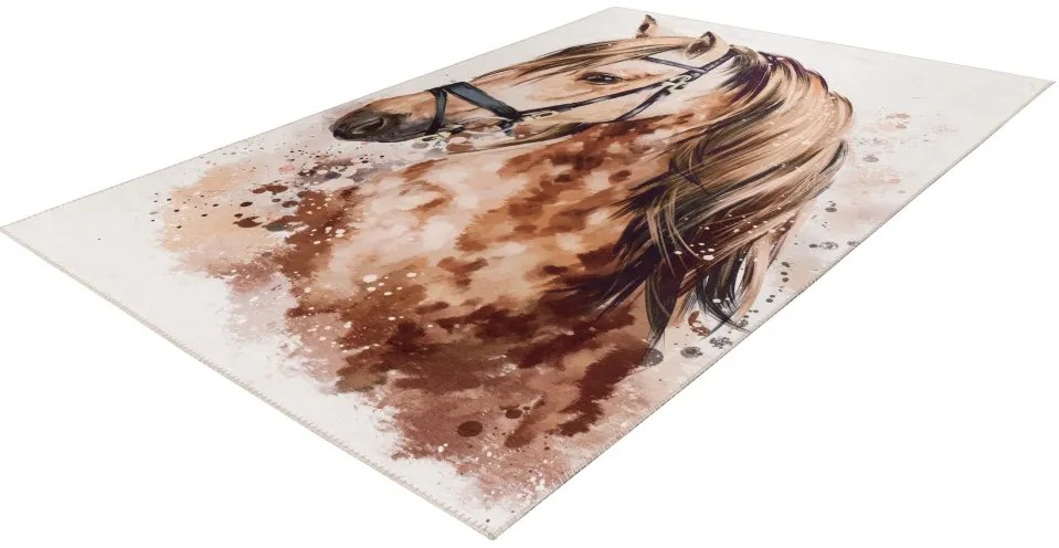 Obsession, DOPREDAJ: 80x120 cm Dětský kusový koberec Torino kids 236 BROWN BEAUTY, 80x120, hnedá, detská izba