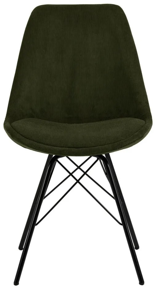 Tmavozelená jedálenská stolička Eris - Actona