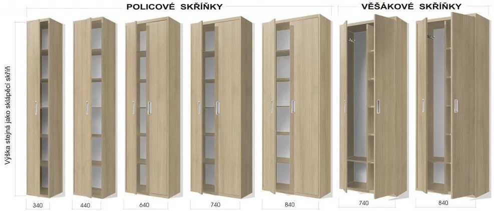 Nabytekmorava Sklápacia posteľ VS 1054 P - 200x160 cm A nosnosť postele: zvýšená nosnosť o 20 kg, farba lamina: buk/biele dvere