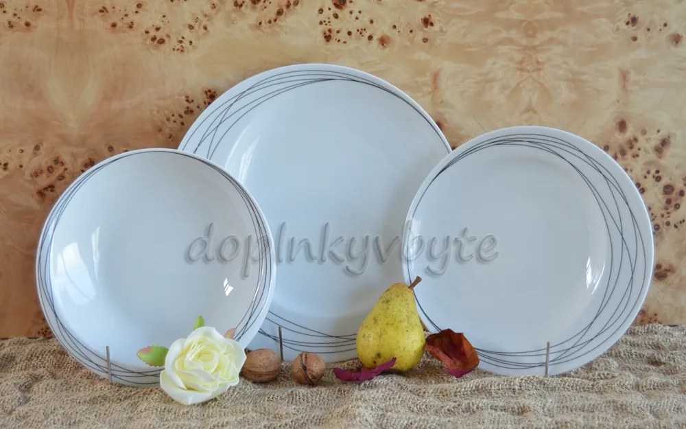 Thun tanierová súprava Future čiary 18- dielná