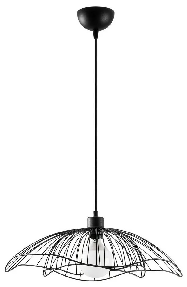 Závesný luster Farac - 6380, čierna