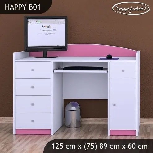Detský písací stôl HAPPY bez motívu - TYP 1