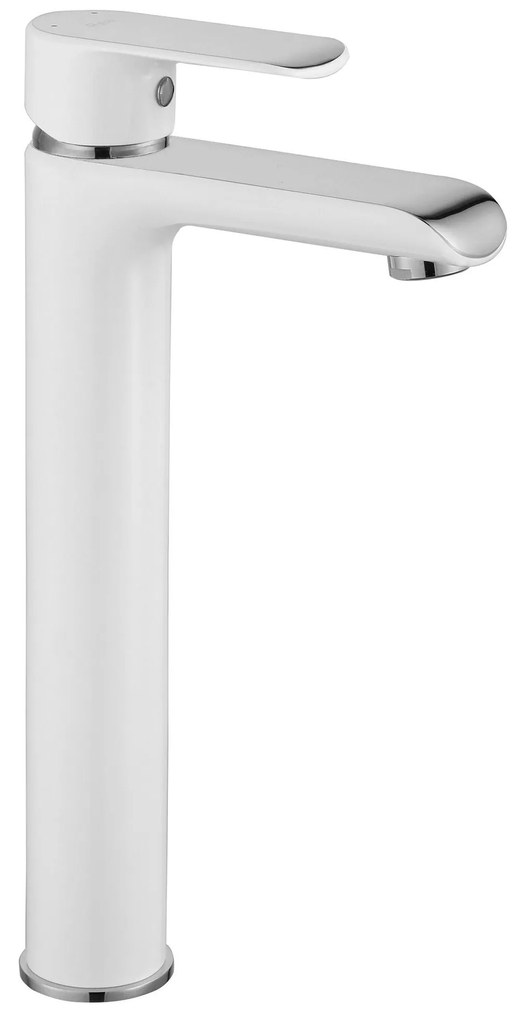 Rea Bloom - vysoká umývadlová batéria, biela-chrómová, REA-B9917