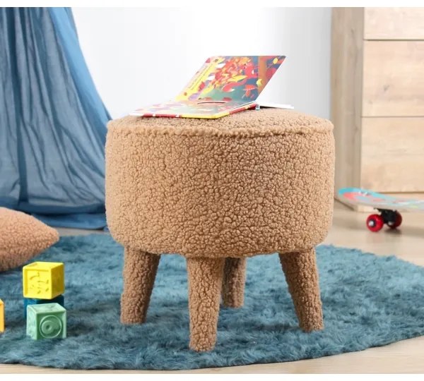 Taburet PIXI pr. 38 cm hnedý