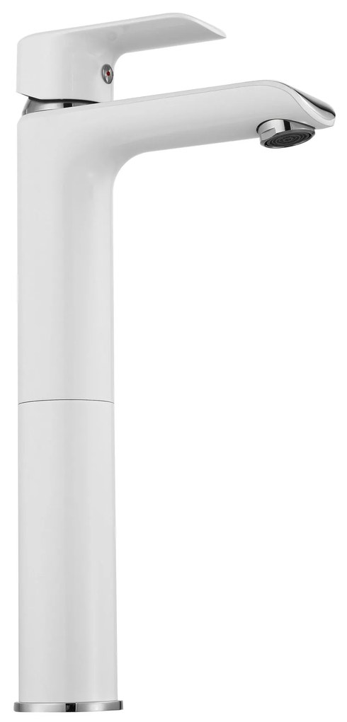Rea Bloom - vysoká umývadlová batéria, biela-chrómová, REA-B9917