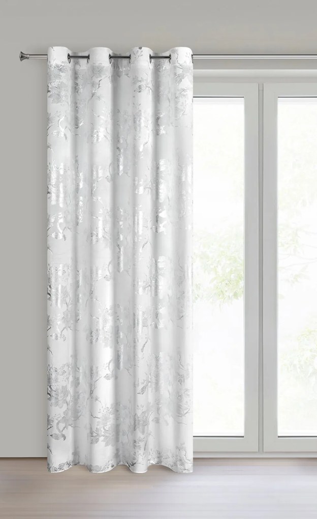 ZATEMŇOVACÍ ZÁVES NA KRÚŽKOCH CELIA 140X250 CM VZOROVANÁ