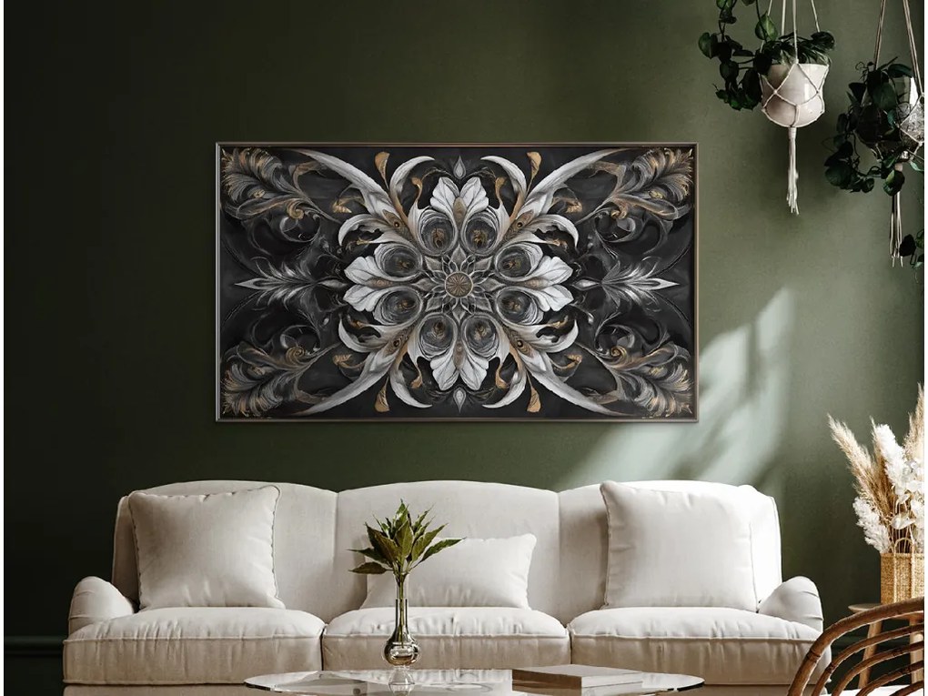 drevko | Mandala na stenu Kráľovský ornament 465 x 80 cm